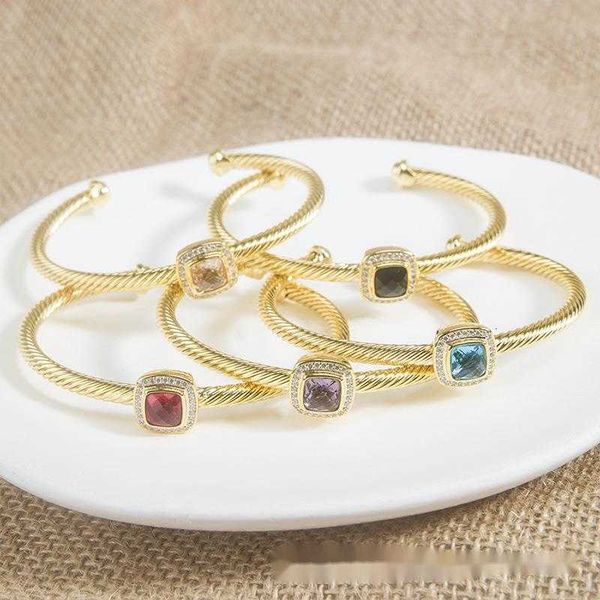 creative cuff bracelet gold diamond charm love bracelets for woman luxury designer jewelry 4mm cable open twisted wire, White
creative cuff bracelet gold diamond charm love bracelets for woman luxury designer jewelry 4mm cable open twisted wire, White