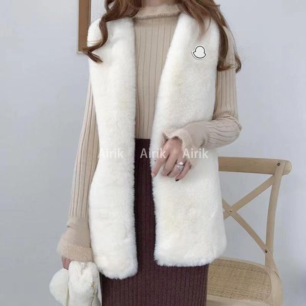 womens monclair fur faux fur vests autumn and winter fashion vneck sleeveless women casual loose furry slim thickenings warm vestcasual fash, Black
womens monclair fur faux fur vests autumn and winter fashion vneck sleeveless women casual loose furry slim thickenings warm vestcasual fash, Black