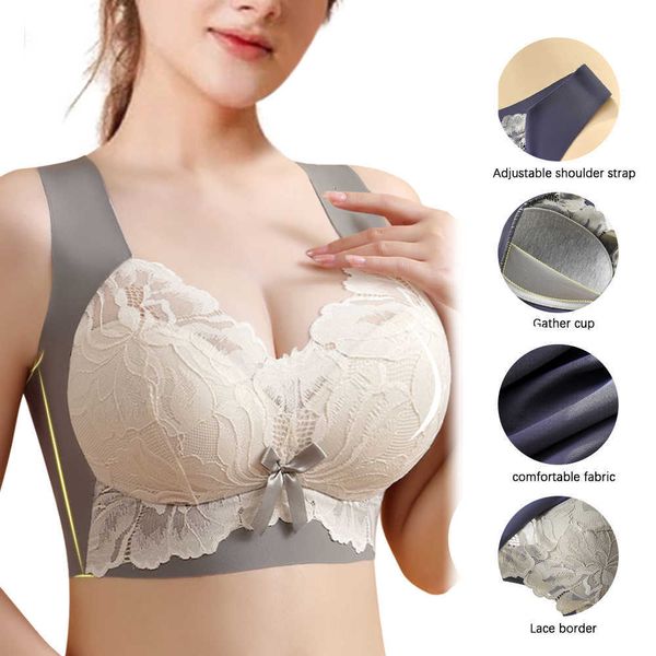 seamless bras large size lace wireless women vest female bh backless push up unwired bra without bones plus size underwear, Red;black
seamless bras large size lace wireless women vest female bh backless push up unwired bra without bones plus size underwear, Red;black