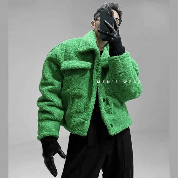 men's jackets ruffian jacket lamb plush plus cotton thick spring trendy baseball clothes lovers jacket single-breasted hipster coat t22, Black;brown
men's jackets ruffian jacket lamb plush plus cotton thick spring trendy baseball clothes lovers jacket single-breasted hipster coat t22, Black;brown