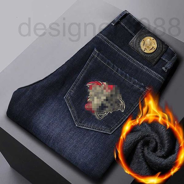 men's jeans designer autumn and winter plush thickened new jeans for men light luxury korean version thick stretch feet slim fit embroi, Blue
men's jeans designer autumn and winter plush thickened new jeans for men light luxury korean version thick stretch feet slim fit embroi, Blue