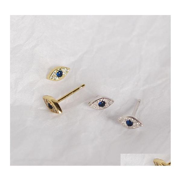 stud 925 sterling sier zircon blue evil eye stud earrings women classic temperament wedding jewelry accessories 2791 q2 drop delivery dh3rg, Golden;silver
stud 925 sterling sier zircon blue evil eye stud earrings women classic temperament wedding jewelry accessories 2791 q2 drop delivery dh3rg, Golden;silver