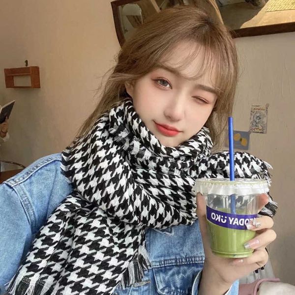 scarves 2022 new straight classic thousand bird pattern scarf for girls in autumn and winter, Blue;gray
scarves 2022 new straight classic thousand bird pattern scarf for girls in autumn and winter, Blue;gray