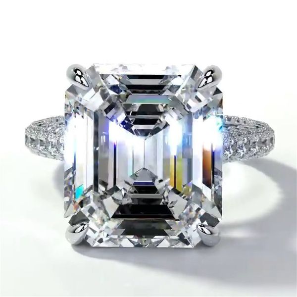 choucong stunning wedding rings ins sell luxury jewelry 925 sterling silver emerald cut white z cz diamond pave zircon eternity women engage, Slivery;golden
choucong stunning wedding rings ins sell luxury jewelry 925 sterling silver emerald cut white z cz diamond pave zircon eternity women engage, Slivery;golden