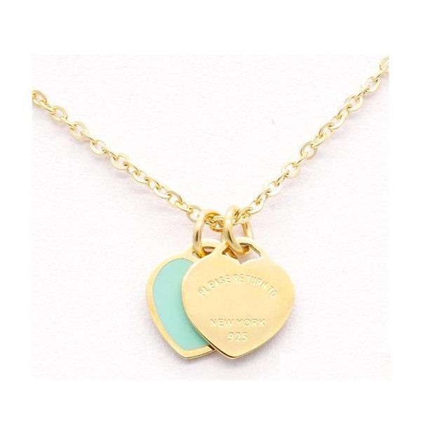 pendant necklaces design brand heart love necklace for women stainless steel accessories zircon green pink jewelry gift drop deliver dh1uz, Silver
pendant necklaces design brand heart love necklace for women stainless steel accessories zircon green pink jewelry gift drop deliver dh1uz, Silver