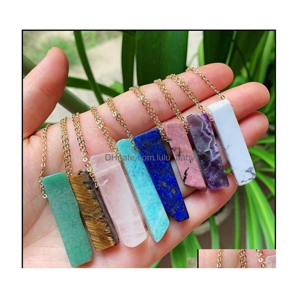 pendant necklaces pendant necklaces pendants jewelry natural stone necklace irregar rec quartz pendum healing point amethysts lapis otu3r, Silver
pendant necklaces pendant necklaces pendants jewelry natural stone necklace irregar rec quartz pendum healing point amethysts lapis otu3r, Silver
