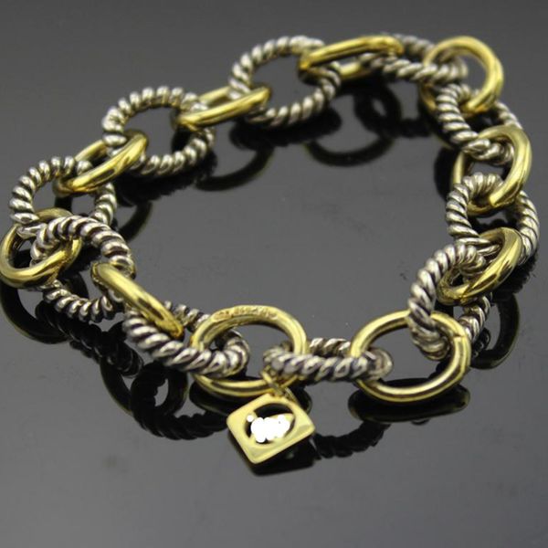 retro 925 sterling silver chain bracelet for women oval link bracelets in gold plated brand jewelry fine woman bracelet christmas gifts 7.5, Black
retro 925 sterling silver chain bracelet for women oval link bracelets in gold plated brand jewelry fine woman bracelet christmas gifts 7.5, Black