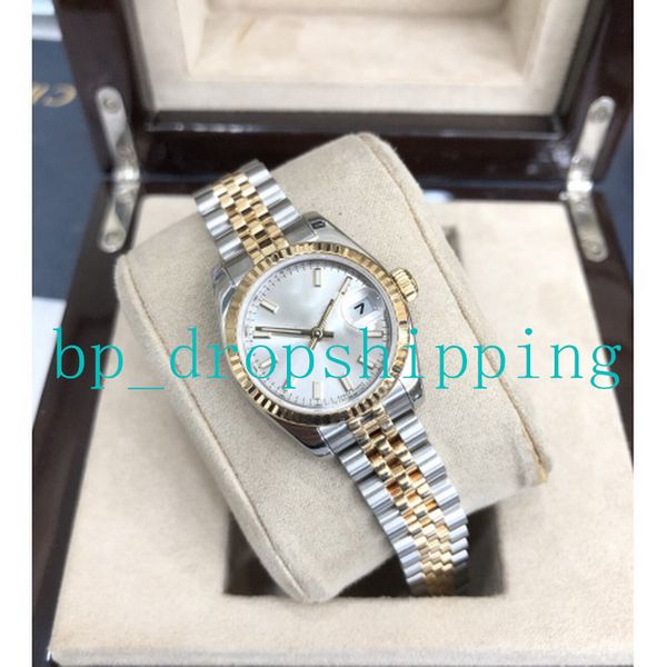 graceful watch for women 28mm white dial 179173 two tone stainless case watchband sapphire jubilee mechanical automatic female sapphire glas, Slivery;brown
graceful watch for women 28mm white dial 179173 two tone stainless case watchband sapphire jubilee mechanical automatic female sapphire glas, Slivery;brown