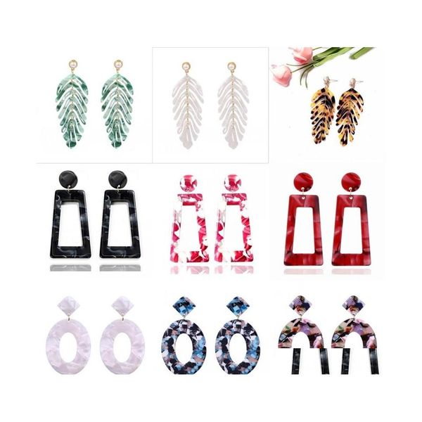 dangle chandelier dangle earrings for women girls fashion cute beautif leaf feather geometry colorf trend acetate board earring 24 dhg74, Silver
dangle chandelier dangle earrings for women girls fashion cute beautif leaf feather geometry colorf trend acetate board earring 24 dhg74, Silver