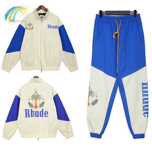 men's pants hip hop casual loose jacket men women 1 1 coconut tree printing blue patchwork outwear coats with tags t221205, Black
men's pants hip hop casual loose jacket men women 1 1 coconut tree printing blue patchwork outwear coats with tags t221205, Black