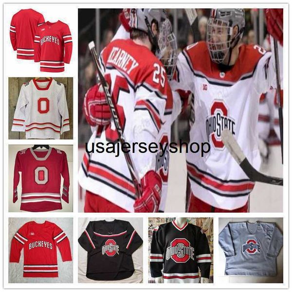 custom ohio state buckeyes hockey stitched jerseys big ten mens women youth any number name 7 wyatt ege sean romeo sam mccormick kids, Black
custom ohio state buckeyes hockey stitched jerseys big ten mens women youth any number name 7 wyatt ege sean romeo sam mccormick kids, Black