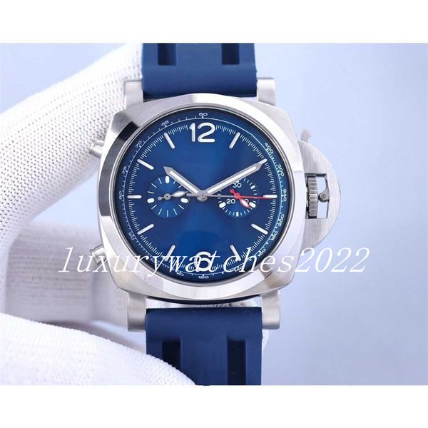 2022 new men watch 44mm blue dial nylon/rubber strap pam automatic mechanical movement sapphire glass luminescent waterproof men's wris, Slivery;brown
2022 new men watch 44mm blue dial nylon/rubber strap pam automatic mechanical movement sapphire glass luminescent waterproof men's wris, Slivery;brown