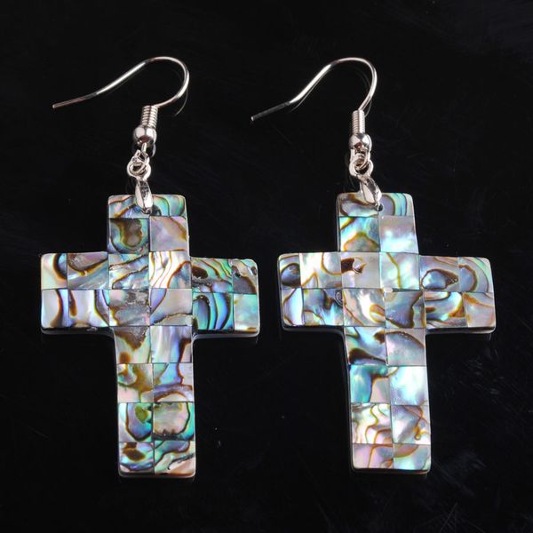 natural colorful abalone shell dangle earring for women girls casual beach jewelry cross shaped seashell earrings 10pair v9017, Silver
natural colorful abalone shell dangle earring for women girls casual beach jewelry cross shaped seashell earrings 10pair v9017, Silver