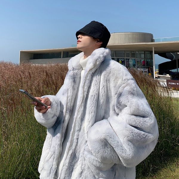 men s down parkas privathinker lamb wool coat tie dye soft thicken warm male jackets fashion winter brand large size 221206, Black
men s down parkas privathinker lamb wool coat tie dye soft thicken warm male jackets fashion winter brand large size 221206, Black
