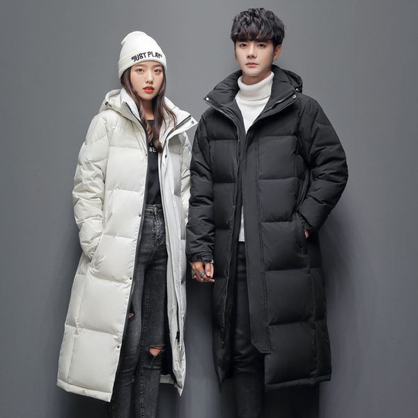 women's down parkas couples down jacket men and women in the same longstyle kneethick loose 221205, Black
women's down parkas couples down jacket men and women in the same longstyle kneethick loose 221205, Black