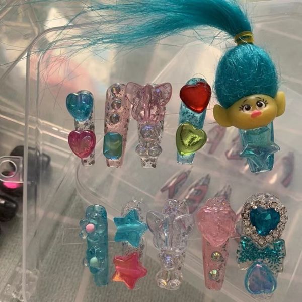 nail practice display troll cartoon cute fake nails handmade kawaii doll 3d press on nails decoration anime removable false nails with desig
nail practice display troll cartoon cute fake nails handmade kawaii doll 3d press on nails decoration anime removable false nails with desig