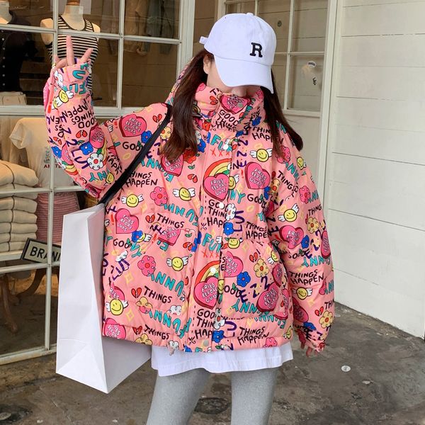 women s down parkas winter women s jacket down cotton ladies korean loose thick hooded mid length long sleeved big size warm parka 221205, Black
women s down parkas winter women s jacket down cotton ladies korean loose thick hooded mid length long sleeved big size warm parka 221205, Black