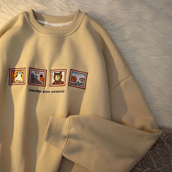 men s hoodies sweatshirts men winter plus velvet thick round neck sweatshirt harajuku size students trend male and female couples joker 2212, Black
men s hoodies sweatshirts men winter plus velvet thick round neck sweatshirt harajuku size students trend male and female couples joker 2212, Black