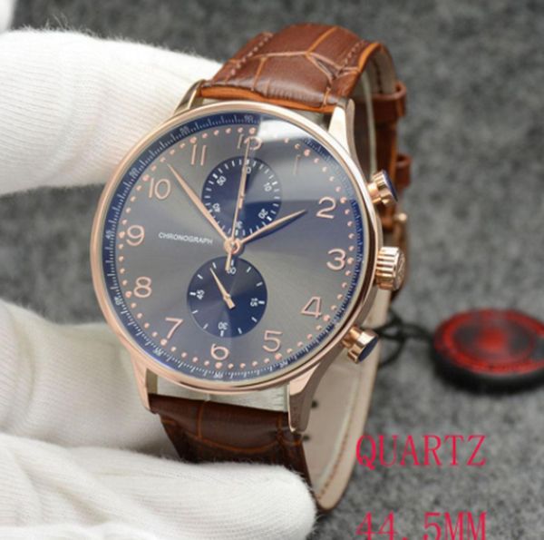 haute qualite men's quartz battery watch luxury brand 44.5mm leather strap chronograph limited designer silver case pilot professional, Slivery;brown
haute qualite men's quartz battery watch luxury brand 44.5mm leather strap chronograph limited designer silver case pilot professional, Slivery;brown