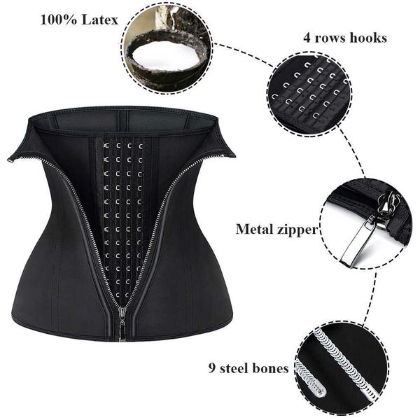 slimming belt latex waist body shaper corset underbust shapewear women steel bone zipper cincher slimming belly sheath sport girdle t221207
slimming belt latex waist body shaper corset underbust shapewear women steel bone zipper cincher slimming belly sheath sport girdle t221207