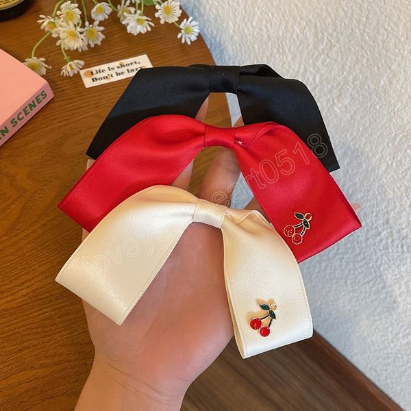 korean bow hair clip for women girl cherry hairpin solid color barrettes ponytail hairgrips headwear fashion hair accessories, Golden;silver
korean bow hair clip for women girl cherry hairpin solid color barrettes ponytail hairgrips headwear fashion hair accessories, Golden;silver