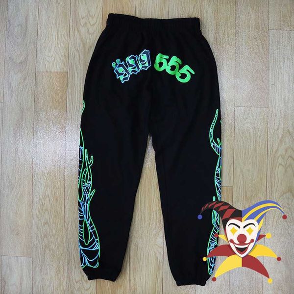 men's pants fluorescent green spider web pattern 555555 sweatpants men women flame printing pants joggers drawstring trousers t221205, Black
men's pants fluorescent green spider web pattern 555555 sweatpants men women flame printing pants joggers drawstring trousers t221205, Black