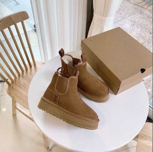 boots 2022 mini neumel platform chelsea boot designer woman winter ankle australia snow thick bottom real leather warm fluffy booties with s, Black
boots 2022 mini neumel platform chelsea boot designer woman winter ankle australia snow thick bottom real leather warm fluffy booties with s, Black