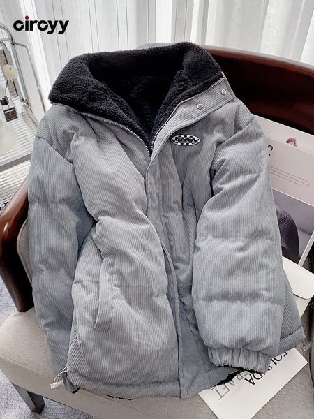 women s down parka jacket winter coat double sided outerwear fleece corduroy loose vintage lamb cotton thick warm clothes 221205, Black
women s down parka jacket winter coat double sided outerwear fleece corduroy loose vintage lamb cotton thick warm clothes 221205, Black