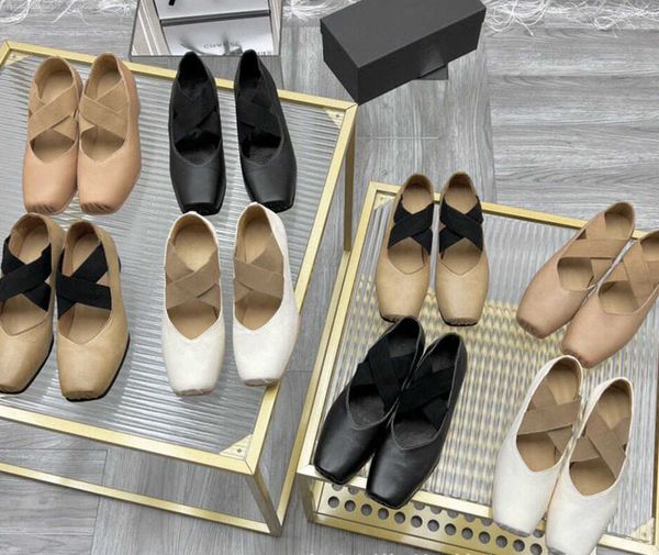 brand casual shoes designer design 2022 cowhide cross elastic band pleated small square head classic worn ballet shoes size 35-40, Black
brand casual shoes designer design 2022 cowhide cross elastic band pleated small square head classic worn ballet shoes size 35-40, Black