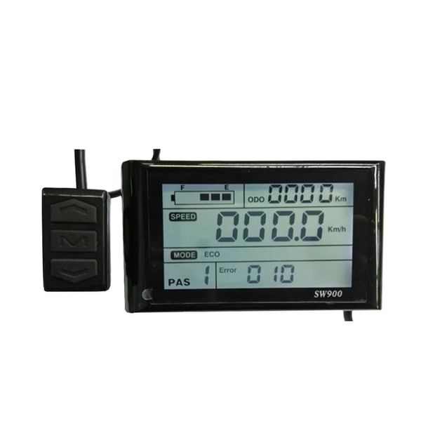 Image of Ebike LCD display SW900 24V 36V 48V for electric bicycle scooter Bicicleta Electrica auxiliary LCD