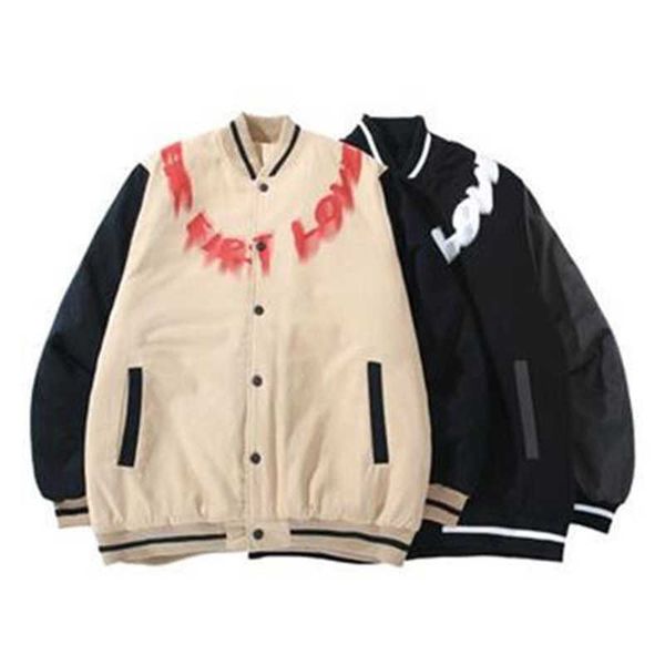 men's jackets khaki thin varsity jacket men letter print single breasted bomber jackets fashion streetwear baseball uniform casual coat, Black;brown
men's jackets khaki thin varsity jacket men letter print single breasted bomber jackets fashion streetwear baseball uniform casual coat, Black;brown