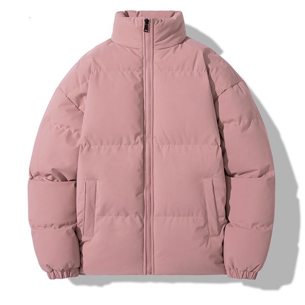 men's down parkas pink puffer jacket men autumn winter cotton padded jacket thicken warm stand collar windproof casual coats many color, Black
men's down parkas pink puffer jacket men autumn winter cotton padded jacket thicken warm stand collar windproof casual coats many color, Black