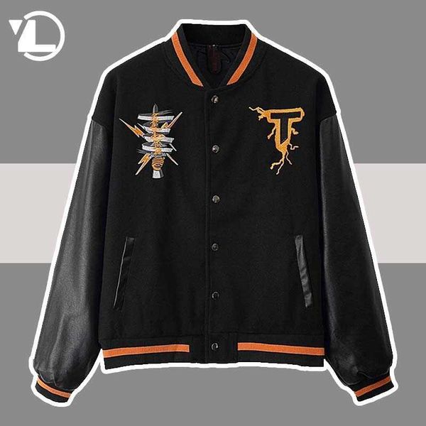 men's jackets hip hop baseball jackets men patchwork japanese cartoon black cat embroidery harajuku bomber varsity jacket women college, Black;brown
men's jackets hip hop baseball jackets men patchwork japanese cartoon black cat embroidery harajuku bomber varsity jacket women college, Black;brown