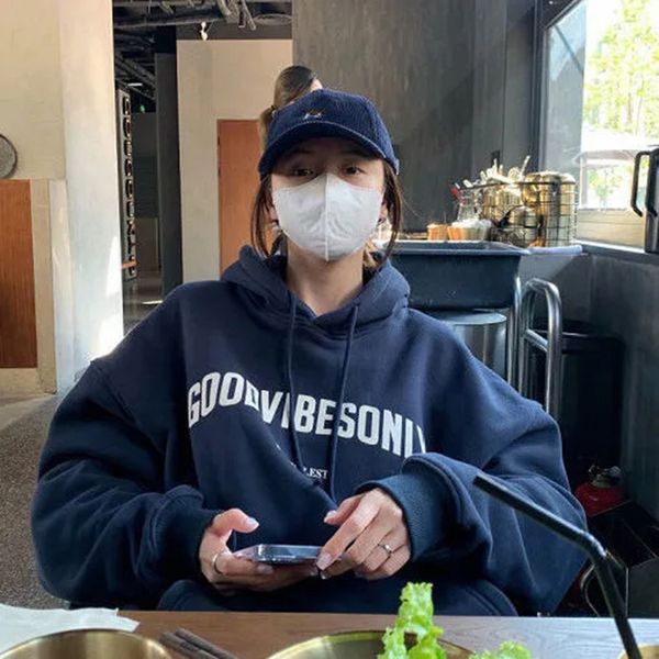 women's hoodies sweatshirts xpqbb streetwear women letter printed casual baggy woman harajuku hip hop long sleeve fleece pullover 22120, Black
women's hoodies sweatshirts xpqbb streetwear women letter printed casual baggy woman harajuku hip hop long sleeve fleece pullover 22120, Black