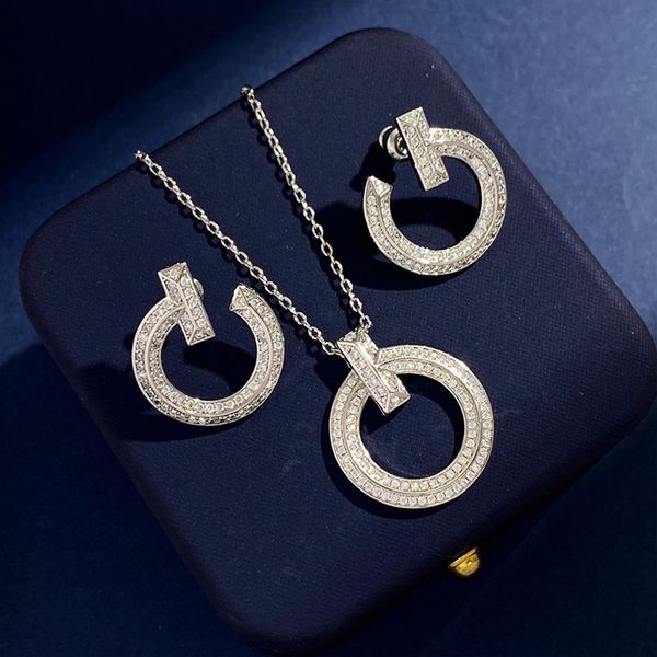 luxury full diamond crystal pendant t necklace brand classic designer necklace for women fashion korean plated 18k gold necklaces jewelry gi, Silver
luxury full diamond crystal pendant t necklace brand classic designer necklace for women fashion korean plated 18k gold necklaces jewelry gi, Silver