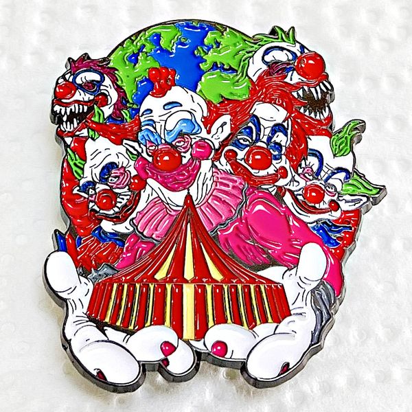 

clown party pin eleanor grande music 7rings brooch metal badge badge a sister fan gift, Blue