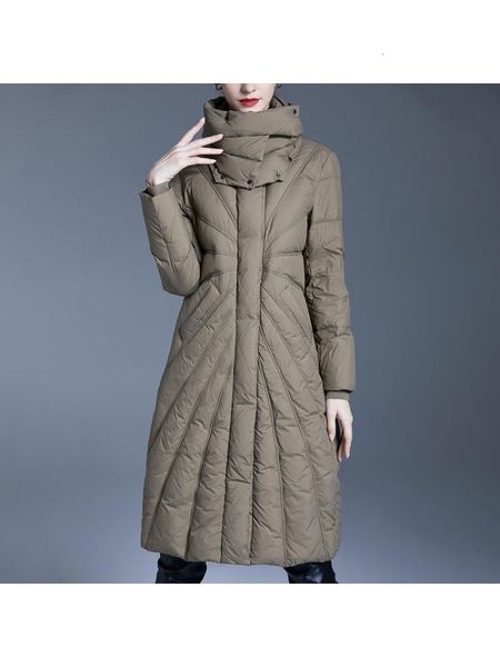 women's down parkas temperament black long thick jackets women winter turtleneck loose padded bread clothes 90 white duck warmer coats
women's down parkas temperament black long thick jackets women winter turtleneck loose padded bread clothes 90 white duck warmer coats