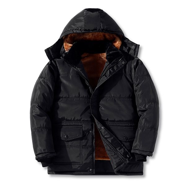 men s down parkas men jacket coats thicken warm winter windproof s casual mens parka hooded outwear cotton padded 5xl 221206, Black
men s down parkas men jacket coats thicken warm winter windproof s casual mens parka hooded outwear cotton padded 5xl 221206, Black