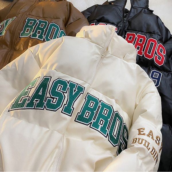 women s down parkas winter womens cotton padded warm hooded pu leather hip hop harajuku letter embroidery loose solid color coats 221205, Black
women s down parkas winter womens cotton padded warm hooded pu leather hip hop harajuku letter embroidery loose solid color coats 221205, Black