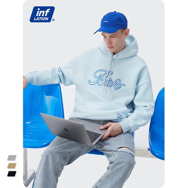 mens hoodies sweatshirts inflation designer oversized men pullovers winter thick fleece warm couple candy color embroidery women 221206, Black
mens hoodies sweatshirts inflation designer oversized men pullovers winter thick fleece warm couple candy color embroidery women 221206, Black