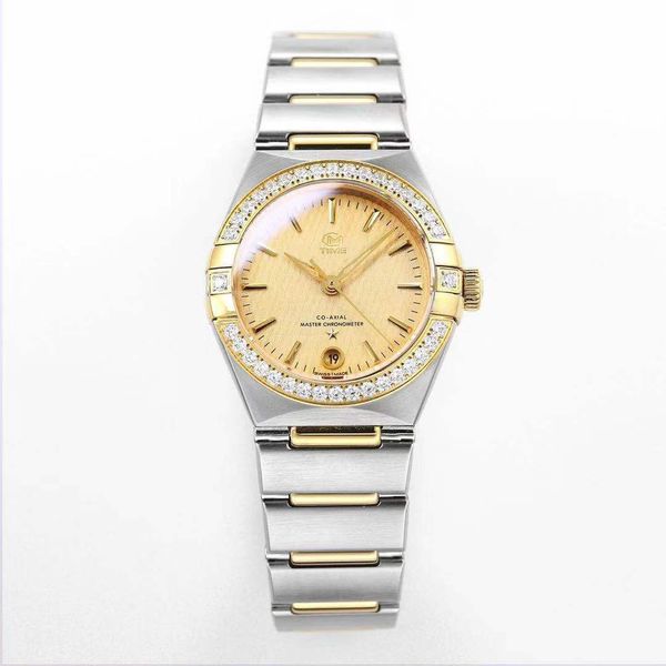 women's watch quartz movement stainless steel gold watch sapphire glass simple and generous for dating, Slivery;brown
women's watch quartz movement stainless steel gold watch sapphire glass simple and generous for dating, Slivery;brown