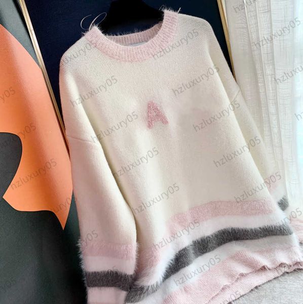 womens sweater contrast color stripes letter embroidery thread round collar knit sweaters long sleeves off shoulders profile slim knitwear w, White;black
womens sweater contrast color stripes letter embroidery thread round collar knit sweaters long sleeves off shoulders profile slim knitwear w, White;black