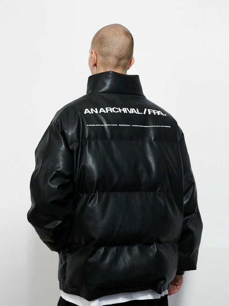 men's jackets winter pu leather padded jacket men casual stand collar warm coat thicken down cotton coat windproof fashion black letter, Black;brown
men's jackets winter pu leather padded jacket men casual stand collar warm coat thicken down cotton coat windproof fashion black letter, Black;brown