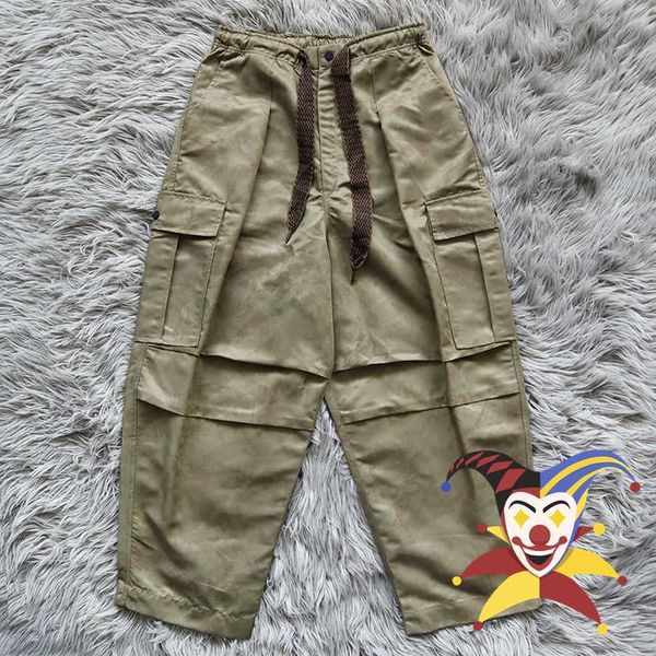 men's pants kapital kountry pants men women army green camouflage cargo pants elastic drawstring casual trousers t221205, Black
men's pants kapital kountry pants men women army green camouflage cargo pants elastic drawstring casual trousers t221205, Black