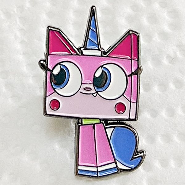 cute cartoon pink cat unicorn brooch unicorn metal badge accessory decorative pin, Blue
cute cartoon pink cat unicorn brooch unicorn metal badge accessory decorative pin, Blue