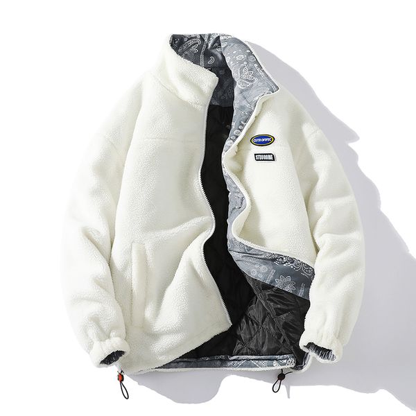 men s down parkas winter streetwear windproof warm fleece coat male fashion loose drawstring stand collar jacket men 221206, Black
men s down parkas winter streetwear windproof warm fleece coat male fashion loose drawstring stand collar jacket men 221206, Black