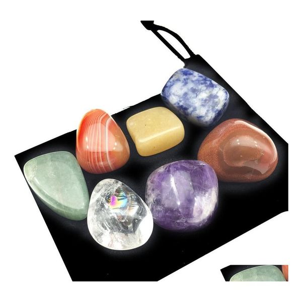 stone stone irregar seven chakra energy combination set natural healing crystal gemstone ornaments decoration gifts bag for children otjin, Black
stone stone irregar seven chakra energy combination set natural healing crystal gemstone ornaments decoration gifts bag for children otjin, Black