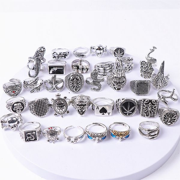 band rings rings 50pcs lot punk gothic snake owl skull animal silver plated for women men mix style vintage jewelry party gifts 221206
band rings rings 50pcs lot punk gothic snake owl skull animal silver plated for women men mix style vintage jewelry party gifts 221206