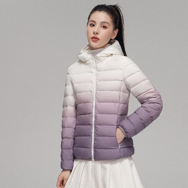 women's down parkas women luxury designer gradient coats autumnwinter fashion hooded slim fit ultra lightweight keep warm jackets 22120, Black
women's down parkas women luxury designer gradient coats autumnwinter fashion hooded slim fit ultra lightweight keep warm jackets 22120, Black