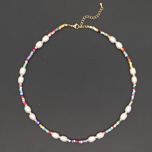 minority beaded necklaces design fashion european and n retro baroque natural pearl national wind colored pearl collarbone necklace, Silver
minority beaded necklaces design fashion european and n retro baroque natural pearl national wind colored pearl collarbone necklace, Silver
